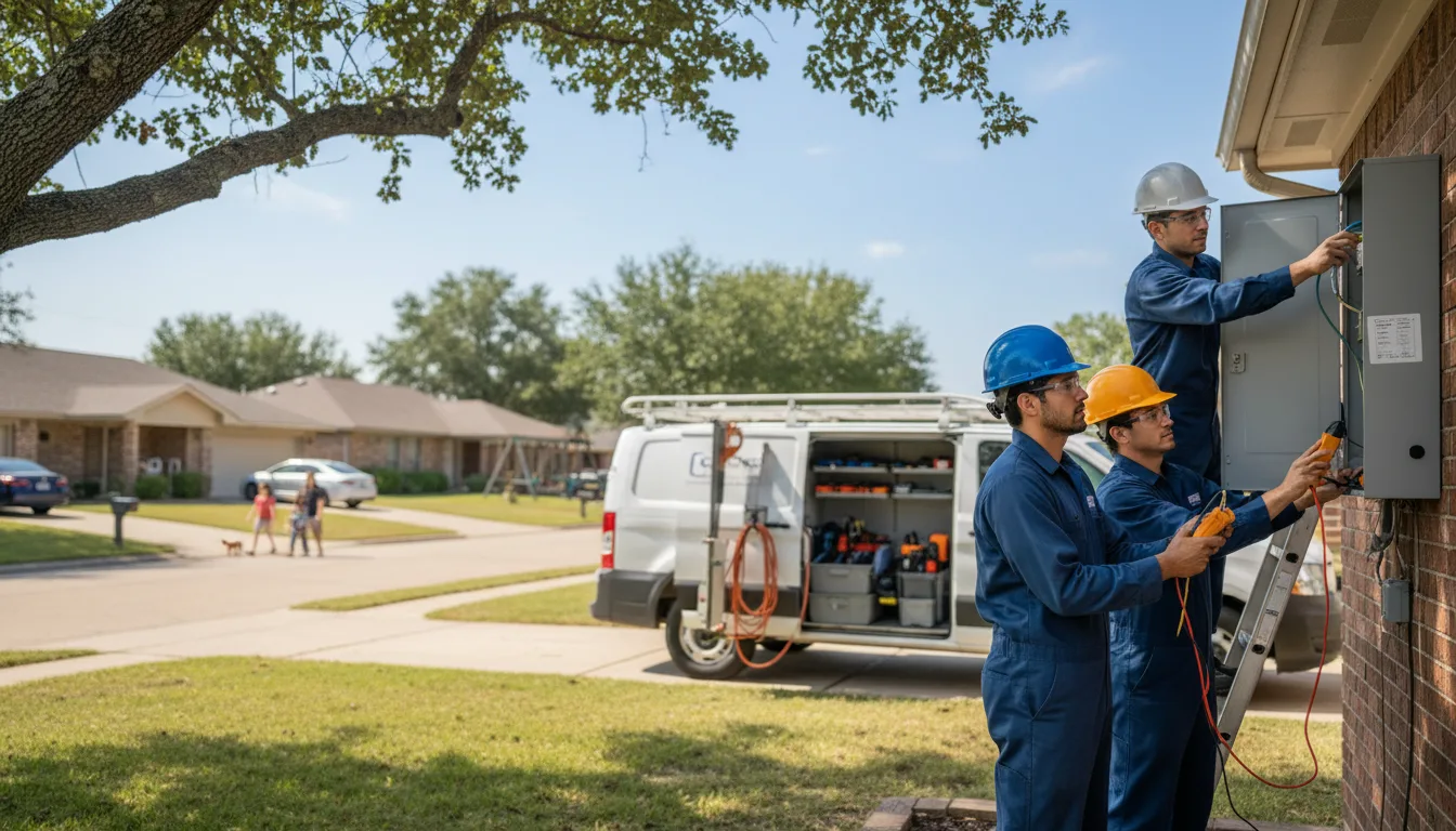 Certified electrician providing emergency electrical services in Lock Springs, MO
